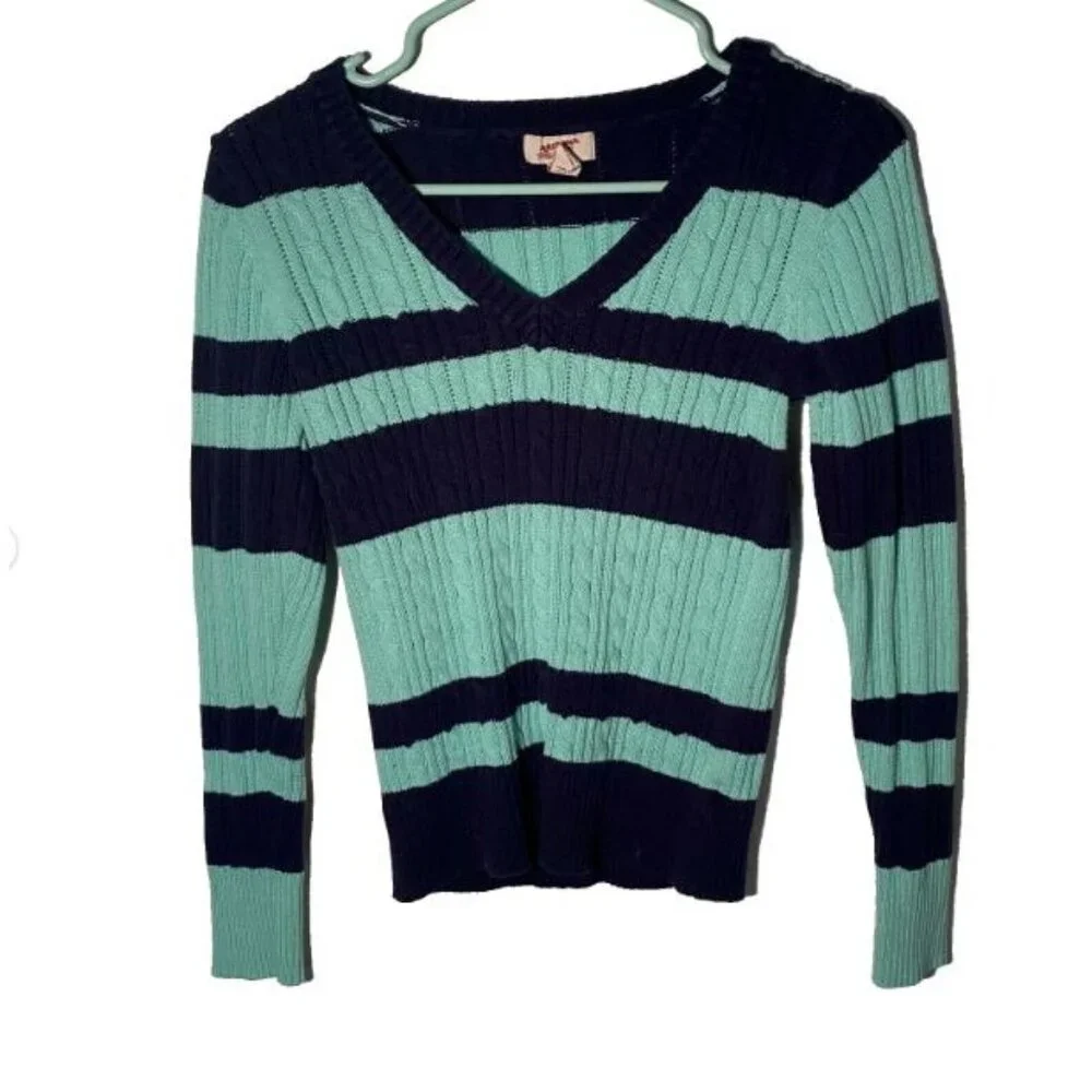 Arizona Jean Company Women Green Pullover‎ Sweater Large